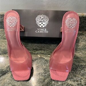 Vince Camuto Rose Pink Heeled Sandals